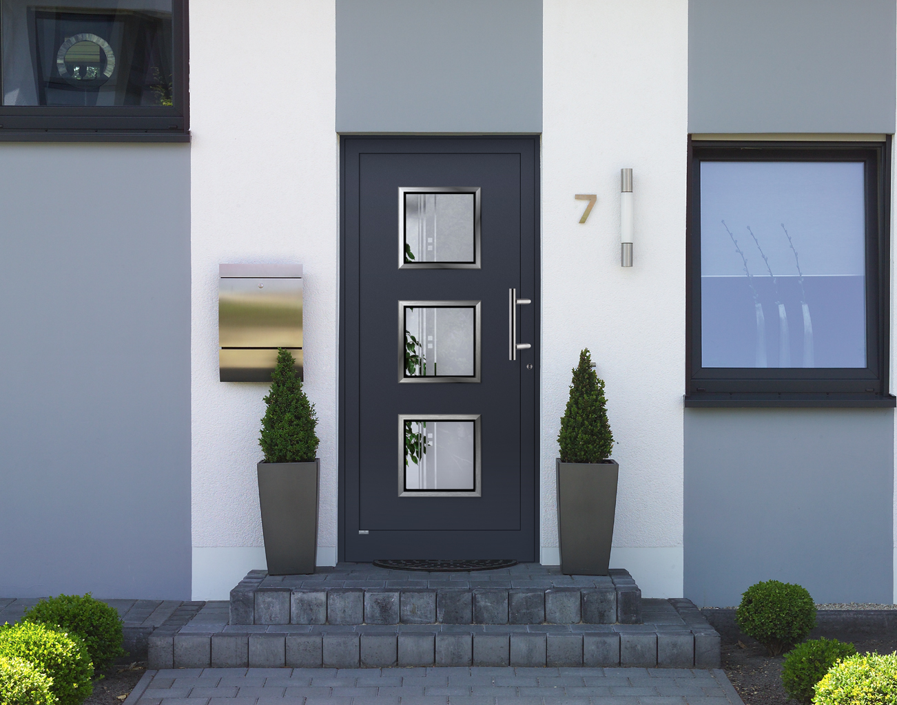 Замена входной группы дверей