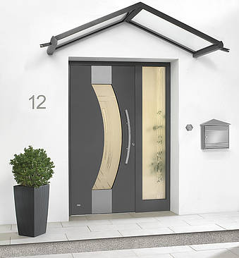 <b>Tür: S 3059 außen aufgesetzt
Vordach: V 1350</b>